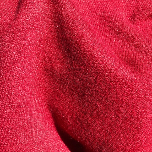 Red Cardigan Sweater - Picture 2 of 3